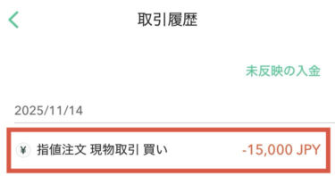 指値注文の見方