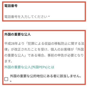 電話番号、外国公人