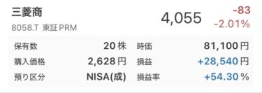 三菱商事投資結果2026年1月17日